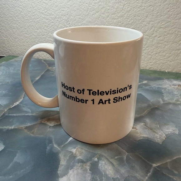 Bob Ross White Ceramic Mug - Picture 3 of 5